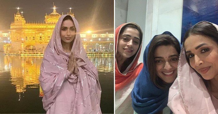 Malaika Arora reached the Golden Temple in a desi look, shared the picture while visiting