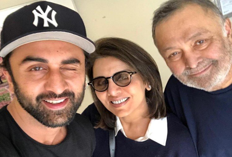 Rishi Kapoor, Neetu Kapoor, Ranbir Kapoor