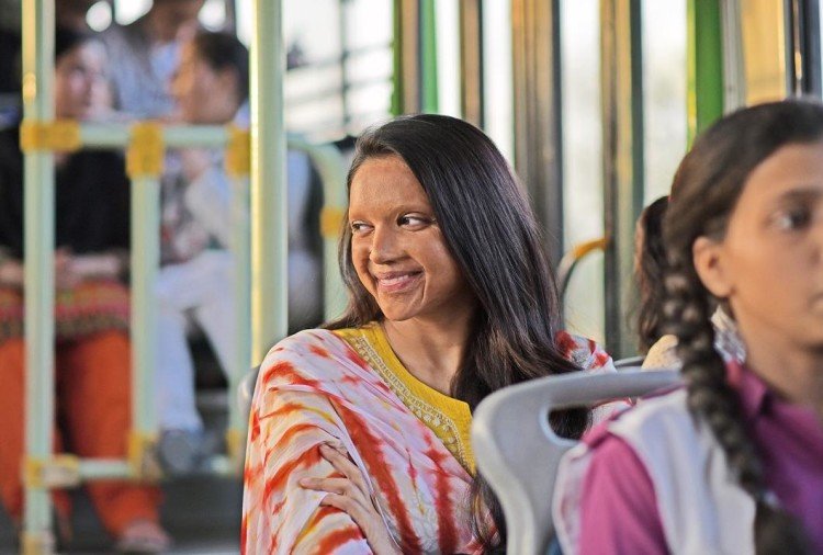 Deepika Padukone in a scene from 'Chhapak'