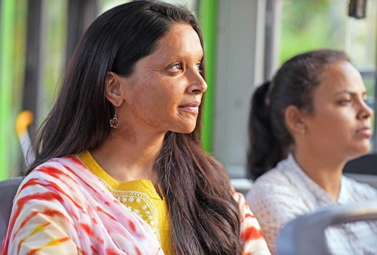 Deepika Padukone in a scene from 'Chhapak'