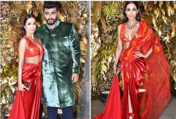 Malaika-Arjun arrives at Armaan Jain’s reception, gave tremendous poses on seeing the camera