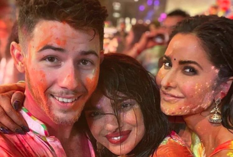 Nick Jonas, Priyanka Chopra, Katrina Kaif