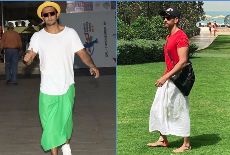 Hrithik Roshan wore a towel abroad while roaming around, said- ‘Inspired by Ranveer Singh’