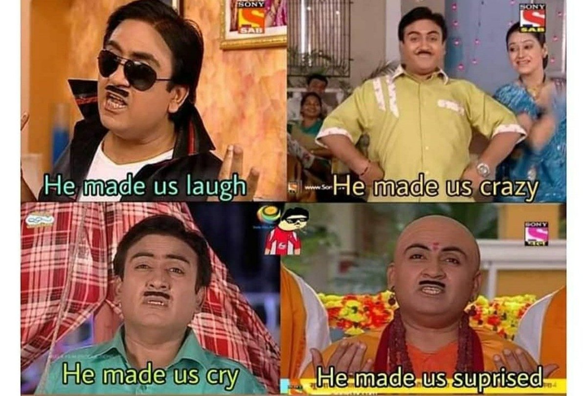जेठालाल पर बने मीम्स