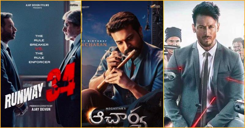 Advance Booking: ‘Acharya’ overtakes ‘Heropanti 2’ and ‘Runway 34’, South Cinema again dominates Hindi films