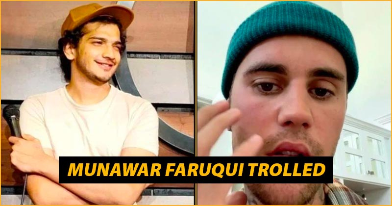Social Media: Munawar Farooqui has to suffer a lot for mocking Justin Bieber, netizens taught him a lesson