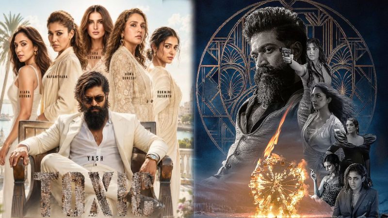 Yash and Kiara Advani in Toxic movie review feature image